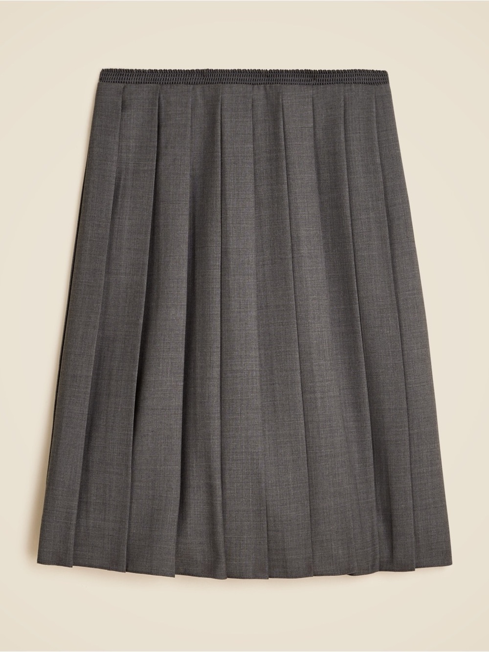 J. Crew Pleated Wool-Blend Skirt. Size 16. New with tags. - Picture 4 of 5